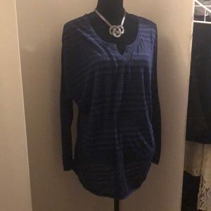 Lane Bryant Long Sleeved Blue Top 22/24